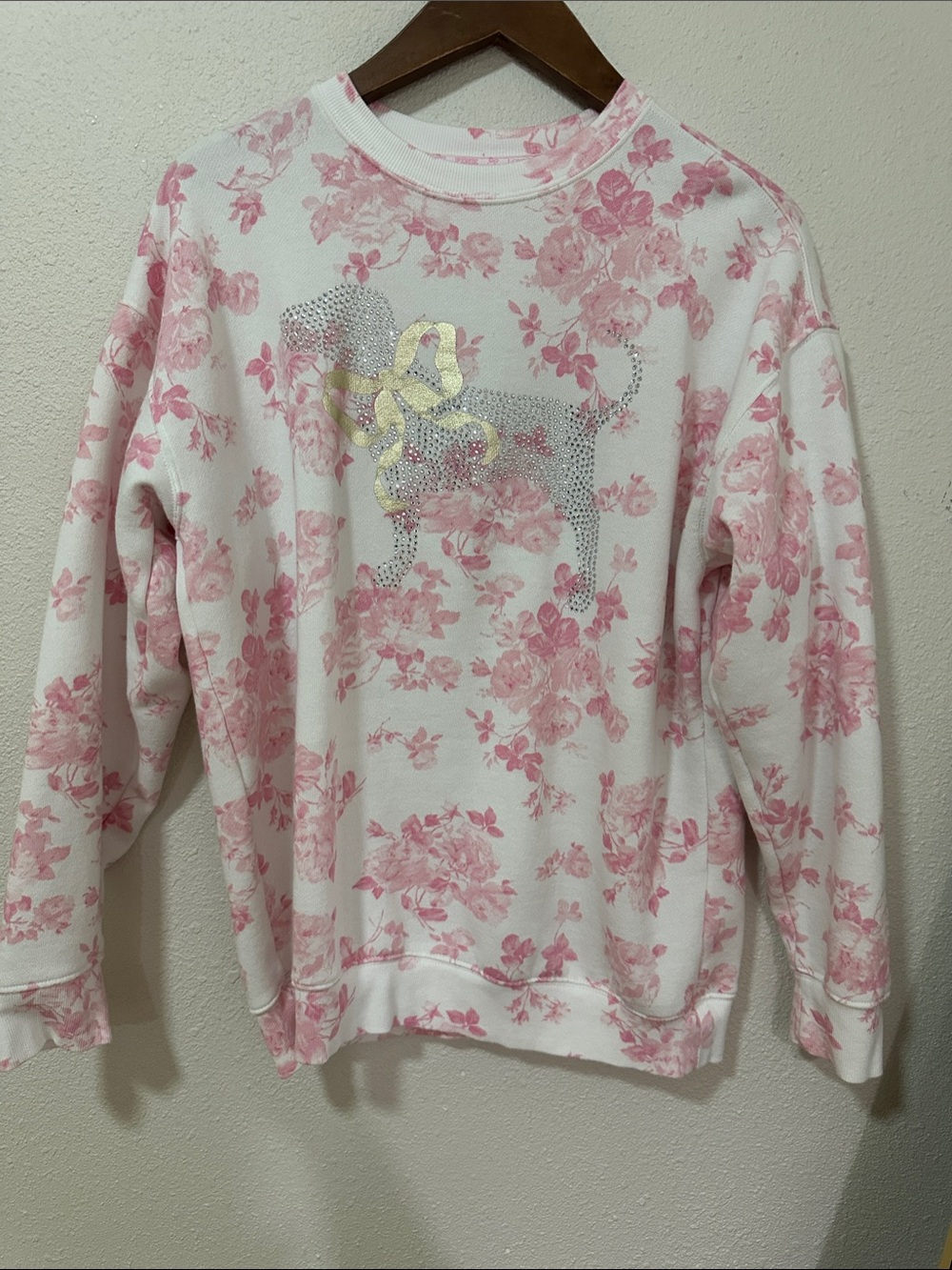 PINK /LOVESHACKFANCYcrewneck small